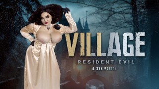 Curvy Natasha Nice como LADY DIMITRESCU está pronta para te ensinar uma lição na VILA RESIDENT EVIL XXX