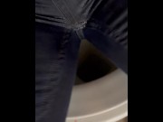 Preview 4 of Real desperate wetting accident in front of toilet