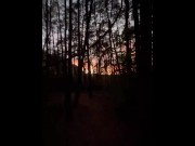 Preview 6 of I Let a Stranger Fuck Me Hard In The Woods at Sunset
