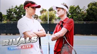 Twink Tennis Palyer geneukt door jock rival - Trevor Harris, Cameron Neuton - NextDoorTwink