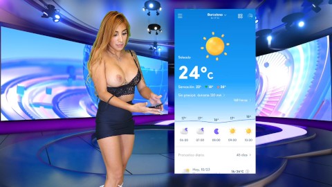 la nuova ragazza del meteo ha problemi con il guardaroba - sessione 1