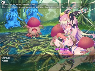Kurenkisho Quolta Emeraude - Sexo Pesado com Uma Slime Girl e Monstros Cogumelos