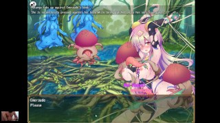 Kurenkisho Quolta Emeraude - Sexo pesado com uma slime girl e monstros cogumelos
