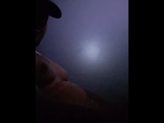 Guy talks to me while I am jerkinf off in gloryhole