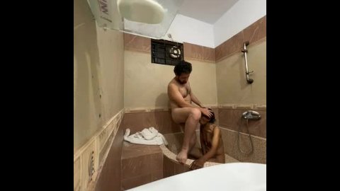 Naked fuck in shower