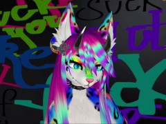 Фурри сосет странный леденец  который отобрала у бомжа Валеры - Screenshot 1 of 16 - Vrchat