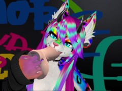 Фурри сосет странный леденец  который отобрала у бомжа Валеры - Screenshot 11 of 16 - Vrchat