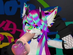Фурри сосет странный леденец  который отобрала у бомжа Валеры - Screenshot 14 of 16 - Yiff