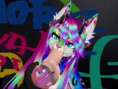 Фурри сосет странный леденец  который отобрала у бомжа Валеры - Screenshot 6 of 16 - Vrchat