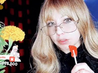 blonde, solo female, hentai anime, lollipop