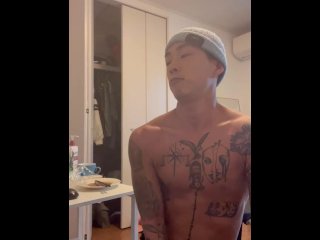 sexyasian, vertical video, maleorgasm, wanking, exclusive