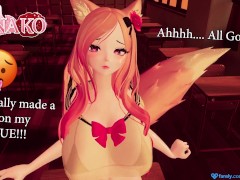 CATGIRL teases you with her SEXY BODY, before SUCKING your COCK dry of all its CUM!!!!!