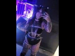 Curvy tattooed shibari/rope work model