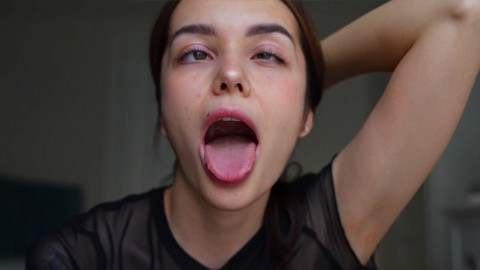 AHEGAO GESICHT WARTET AUF SPERMA