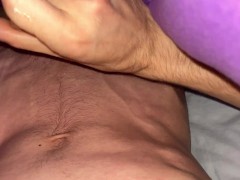 Twink having a double morning cummshot