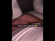 Preview 1 of Intense Snapchat Sexting: 18-Year-Old Girlfriend Goes Raw with Sister's Boyfriend Cheating