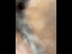 Squats Onna Dick inna fishnets