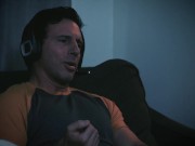 Preview 5 of Straight Guys Fuck Inside Realistic Video Game Before Meeting In Real Life - DisruptiveFilms
