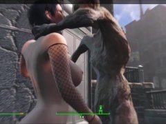 Erect Zombie Cock gets Juicy Ass Fuck from Porn Star Adventurer | Fallout 4 AAF Mods Animation Sex