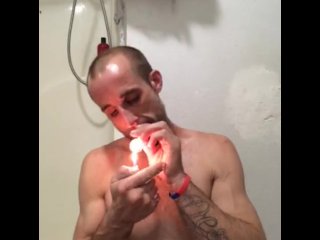 handjob, shower, solo male, cumming