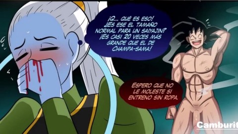 Vados insegna a Goku un nuovo "allenamento" - Dragon Ball Super Hentai