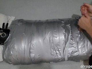 Mummified Slave Gets Ruined Orgasm