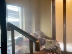 貸切温泉で素人カップルがファック - Screenshot 8 of 16 - Amateur Couple