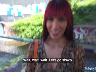Public Agent Pretty face bubble butt and wet pussy public sex screenshot number 2