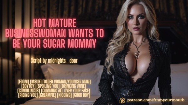 Hot Mature Businesswoman Wants To Be Your Sugar Mommy ❘ ASMR Audio Roleplay thumbnail
