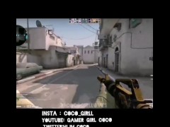Hot Russian Gamer Girl 🥵🔥 Plays Csgo goes wrong