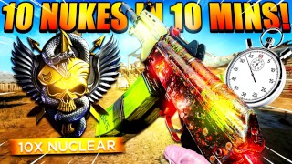 10 NUCLEARS em 10 minutos! ☢️ (Call of Duty CRAZY FAST Nukes)