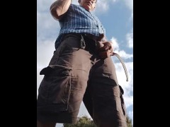 Full piss in sexy plad shirt by MasterP aka Hapa Lee