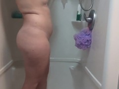 Watching girl shower