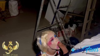 Harley Quinn gives Guason a deep throat and fucks her like a bitch 🥵🥵