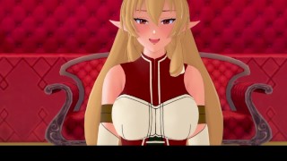 3D / Anime / Hentai, Mushoku Tensei Jobless Reincarnation : Elinalise Dragonroad aime vraiment la bite !
