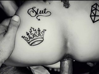 tattoo anal, exclusive, tight ass anal, babe