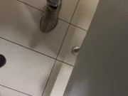 Preview 4 of Straight guy caught jerking in the public toilet
