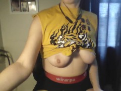 Titty Smoke 46 - Screenshot 3 of 16 - Big Boobs