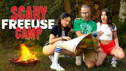 Shameless Camp Counselor utilise gratuitement sa fille campeuse têtue et Selena - FreeUse Fantasy