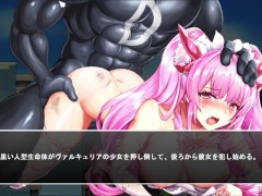 【#01DxR-明日が良い日になりますように 実況(体験版)】「揉ませろ！」無感情な爆乳美女が背後からおっぱいを揉まれまくったり・・(アニメーション同人エロゲー 明日がいい日になりますように） - Screenshot 3 of 16 - Bigtits Hentai