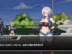 【#01DxR-明日が良い日になりますように 実況(体験版)】「揉ませろ！」無感情な爆乳美女が背後からおっぱいを揉まれまくったり・・(アニメーション同人エロゲー 明日がいい日になりますように） - Screenshot 4 of 16 - 同人エロゲ