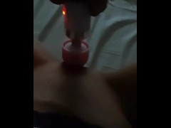 Милашка мастурбирует свою маленькую киску перед свингер вечеринкой - Screenshot 11 of 16 - Girl Masturbating
