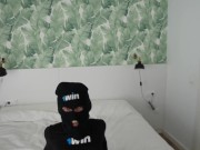 Preview 3 of Masked robber got caught and fucked!! Two cumshots