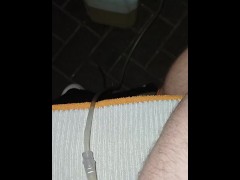 Condom urinal pissing