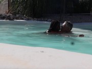 Preview 3 of Fucking my sugar daddy in hotel pool