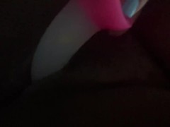 BBW stuffed with colorful penis