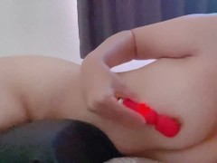 【素人撮影】朝のルーティン　枕オナニー② 我慢出来ず枕と電マオナニー　同時攻めで絶頂イキ - Screenshot 8 of 16 - Sex Toys