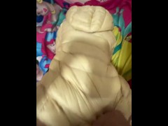 I love Wearing Puffy Jacket and Gets Fucked from Behind