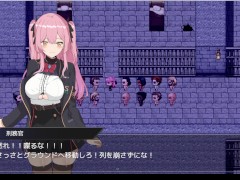 【#02 Breakthrough ～七つの緑肉壷～（体験版）実況】屋外で囚人全員の前でパンツ一枚で股間を擦られたり手マンされたり…（ファンタジーアニメ同人エロゲーム） - Screenshot 1 of 16 - 同人エロゲ