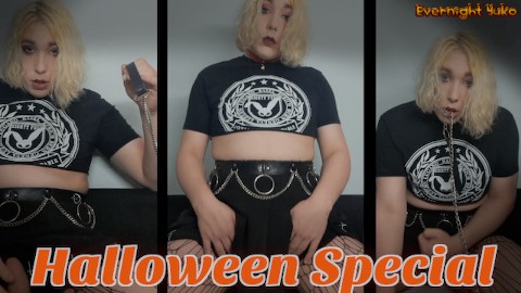 U get CHAINED by me and watch me JERK! "Halloween Special" (Headphones recommended)